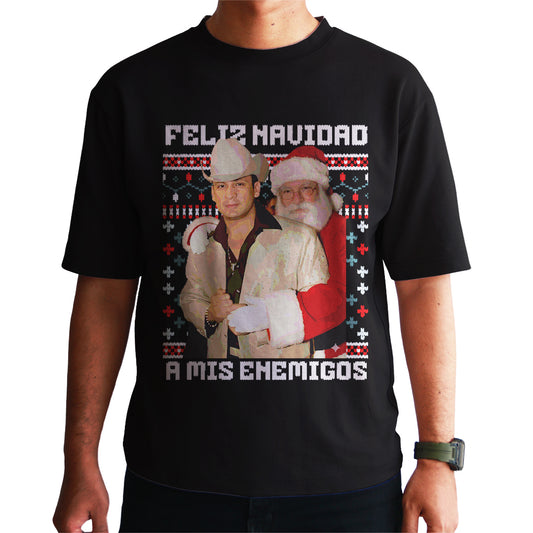 Playera Ugly Navidad "A MIS ENEMIGOS" Valentín Elizalde