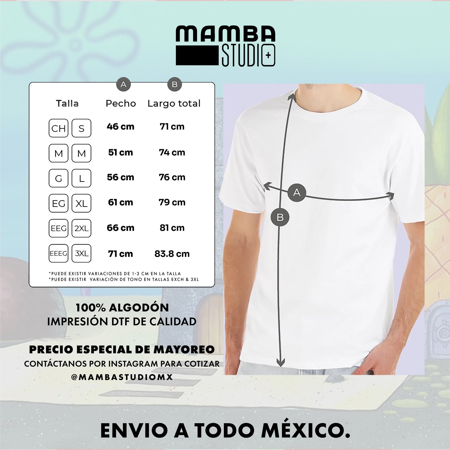 Playera Calamardo Norteño "COMO BAILA ESA NENA"