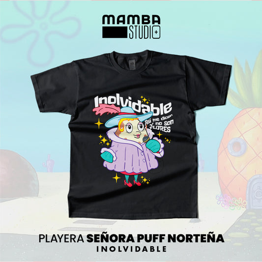 Playera Bob Esponja Norteño "INOLVIDABLE"