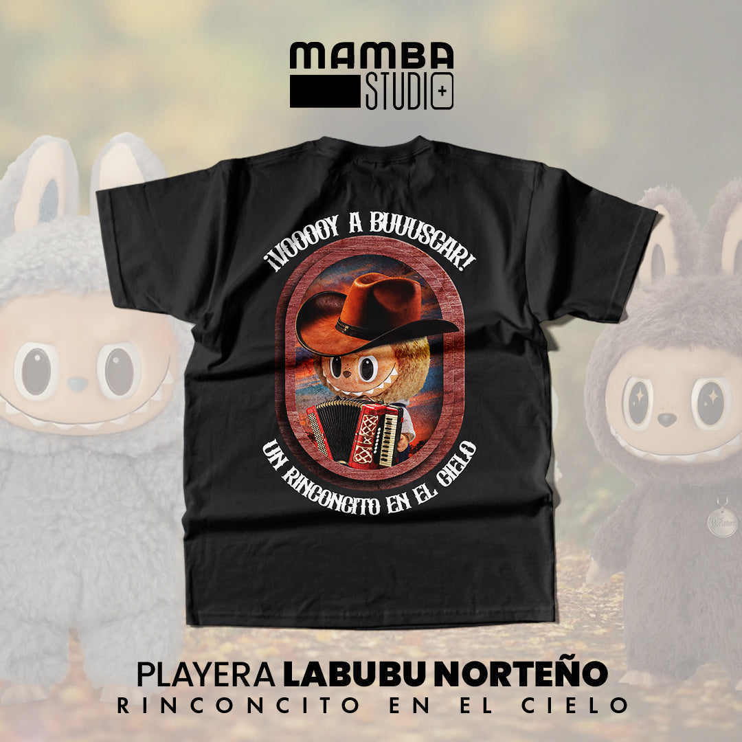 Playera Labubu Norteño "RINCONCITO EN EL CIELO"