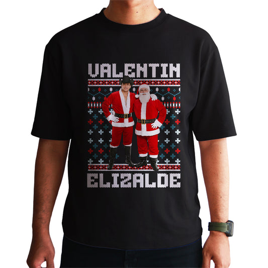 Playera Ugly Navidad "VALENTÍN ELIZALDE SANTA"