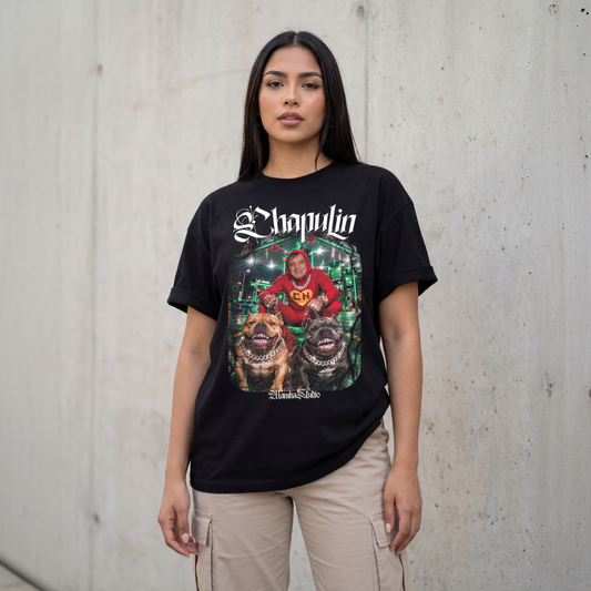 Playera Mexican Drip "CHAPULÍN"