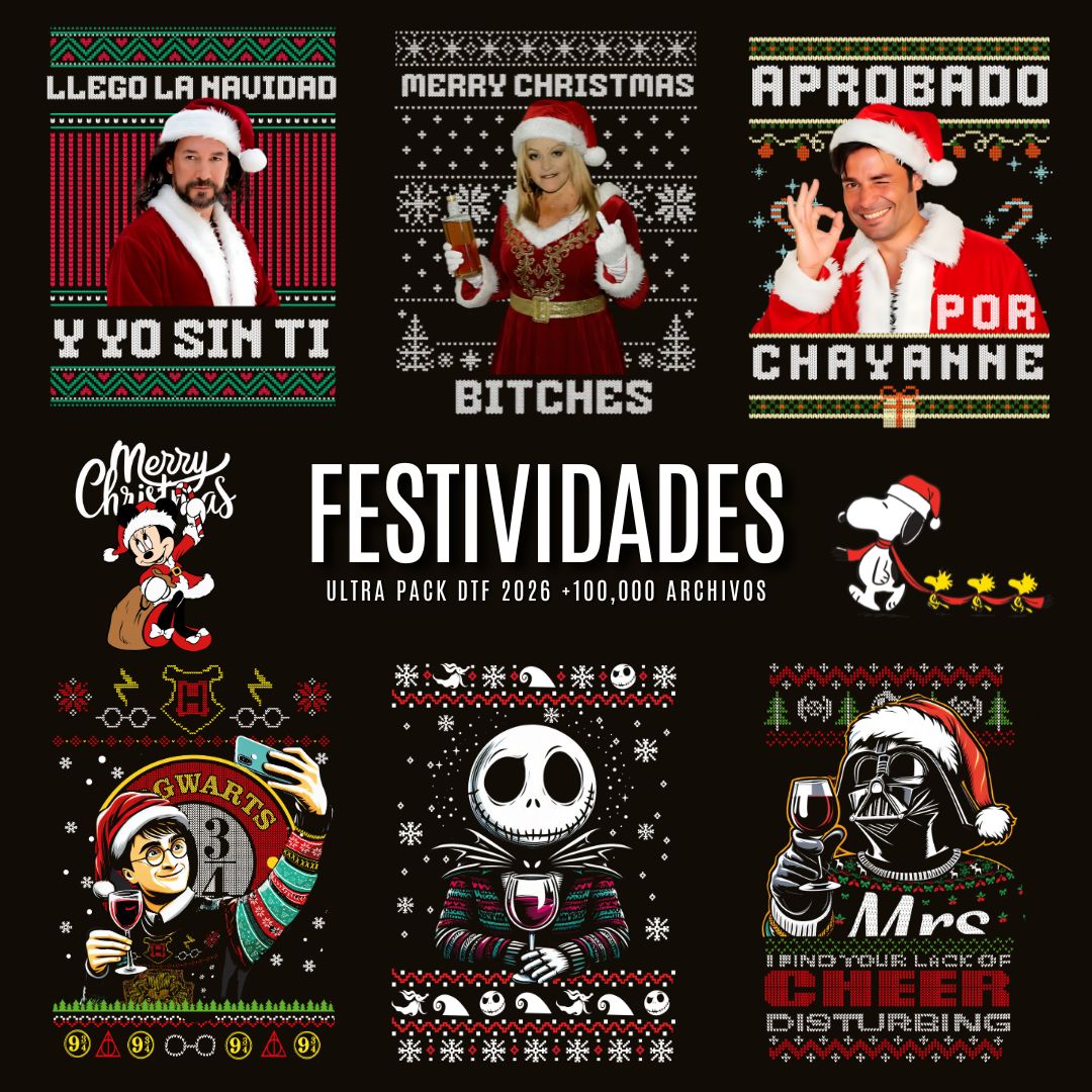 ⭐ ULTRA PACK DTF 2026 - Emprededor 🚀 +100,000 DISEÑOS (Actualizable)