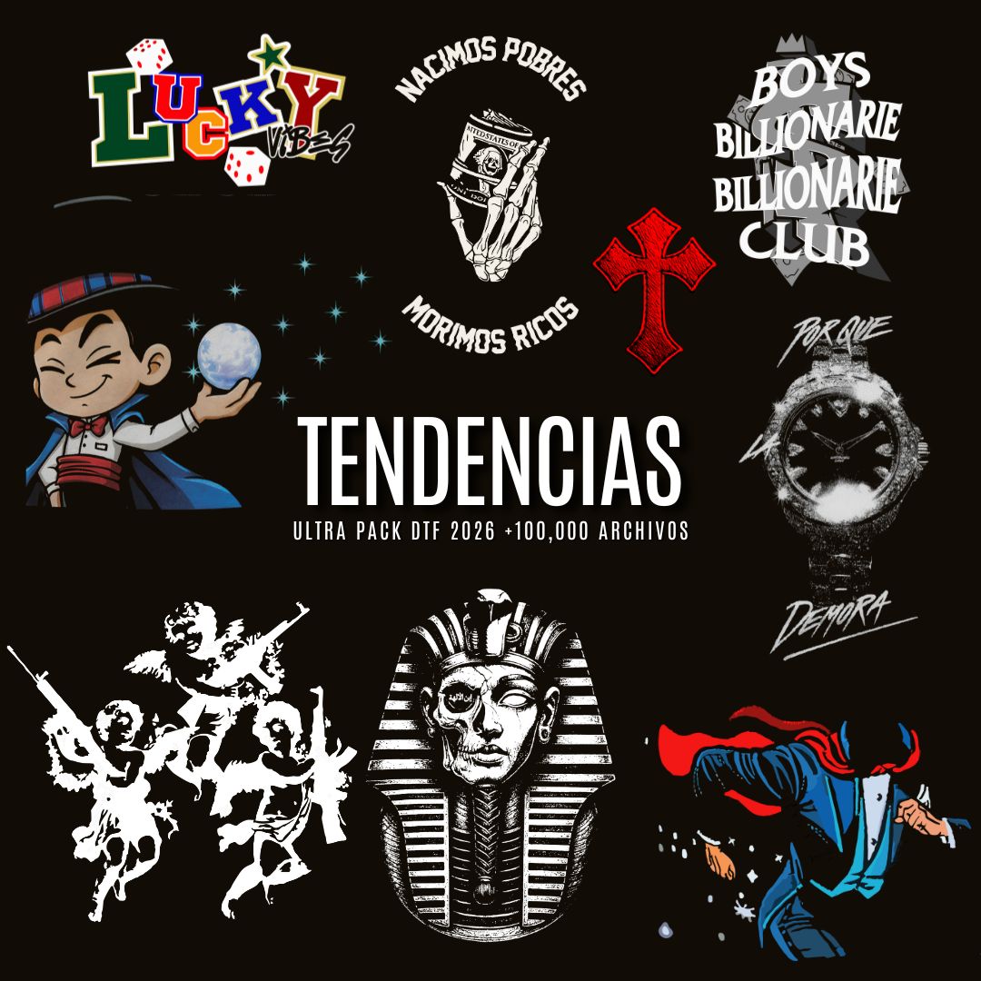 ⭐ ULTRA PACK DTF 2026 - Emprededor 🚀 +100,000 DISEÑOS (Actualizable)