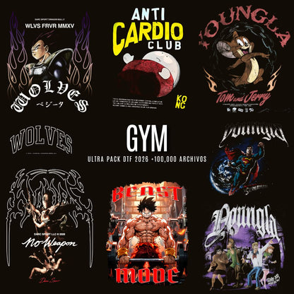 ⭐ ULTRA PACK DTF 2026 - Emprededor 🚀 +100,000 DISEÑOS (Actualizable)