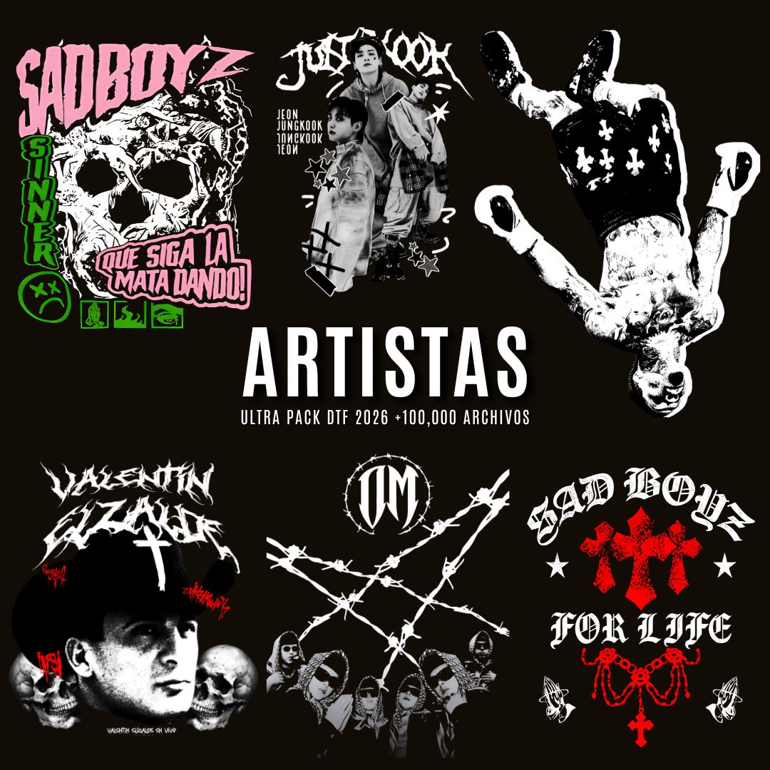 ⭐ ULTRA PACK DTF 2026 - Emprededor 🚀 +100,000 DISEÑOS (Actualizable)