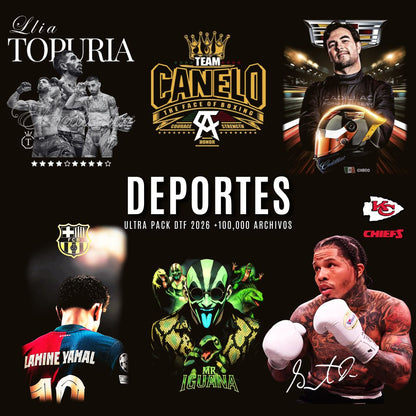 ⭐ ULTRA PACK DTF 2026 - Emprededor 🚀 +100,000 DISEÑOS (Actualizable)