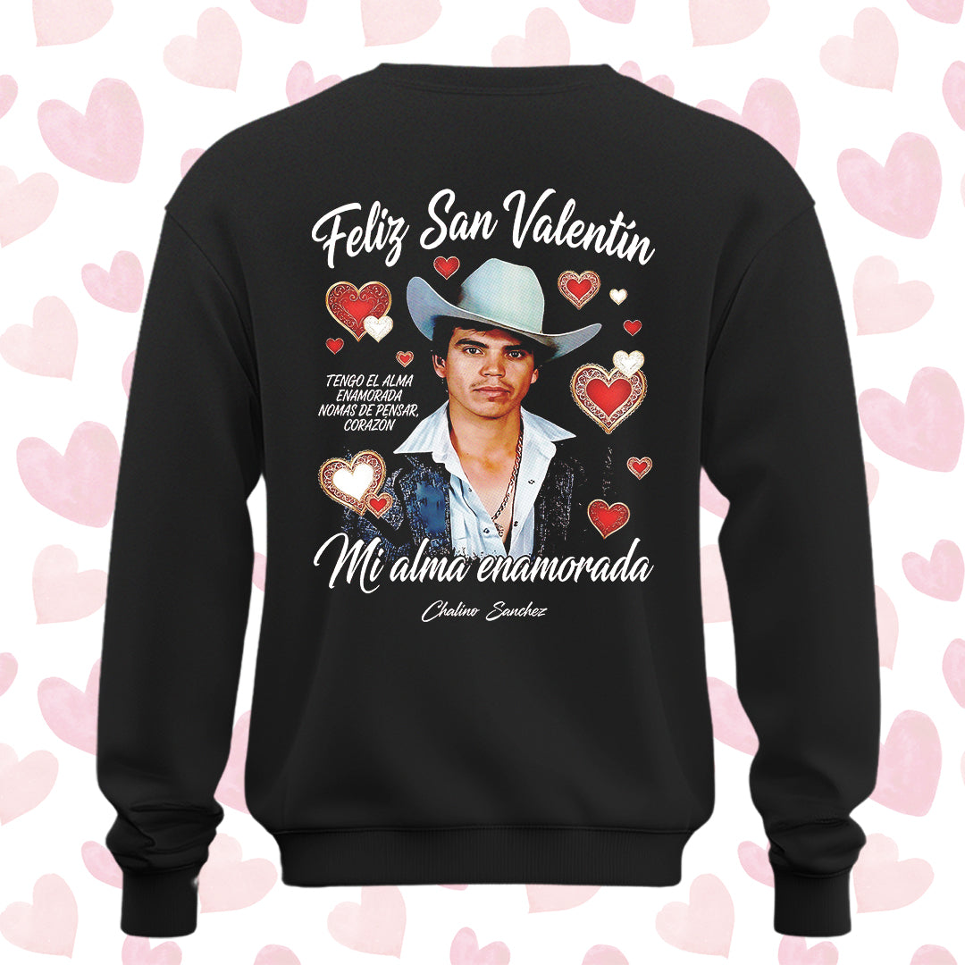 Playera San Valentín Norteño "ALMA ENAMORADA" Chalino Sánchez