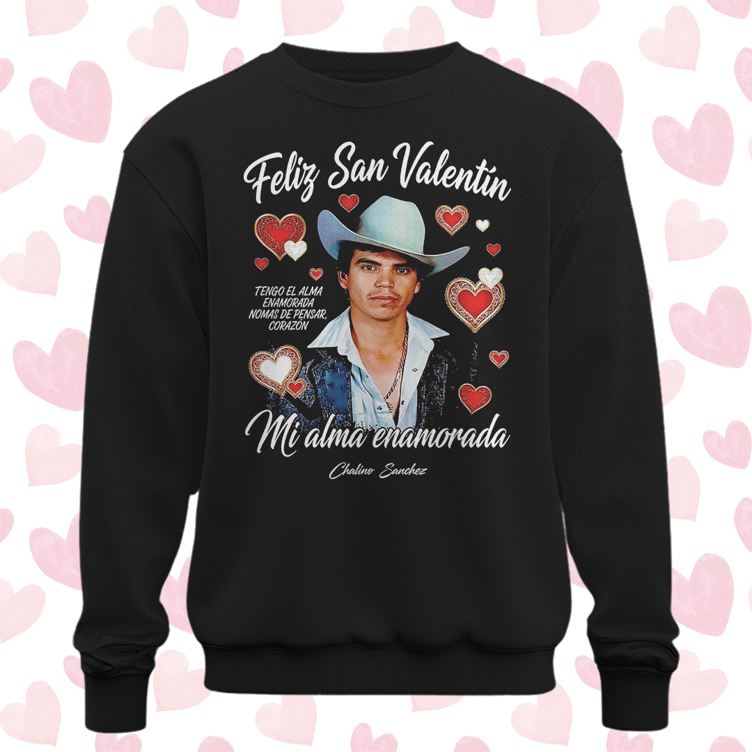 Playera San Valentín Norteño "ALMA ENAMORADA" Chalino Sánchez
