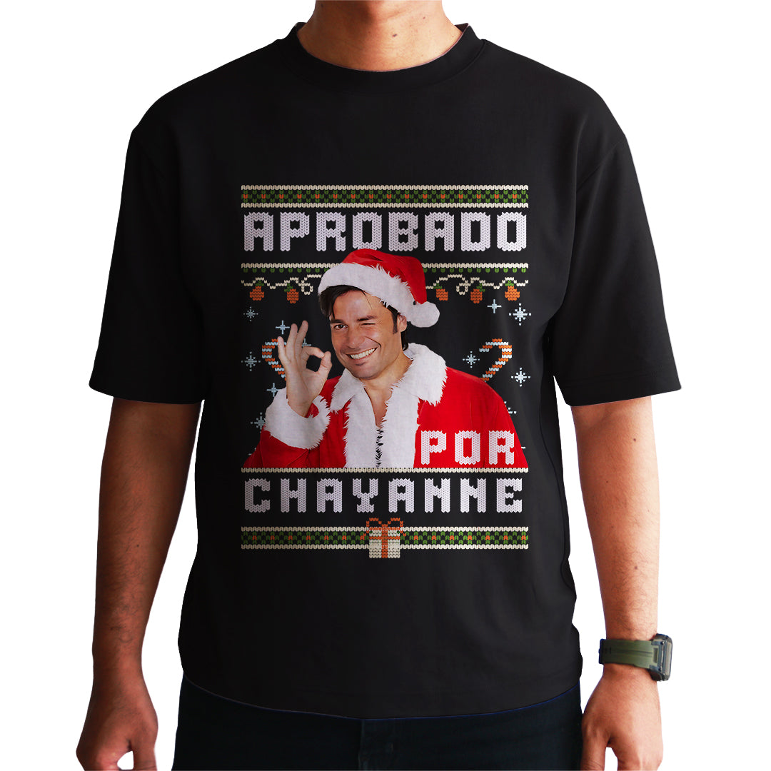 Playera Ugly Navidad "APROBADO POR CHAYANNE"