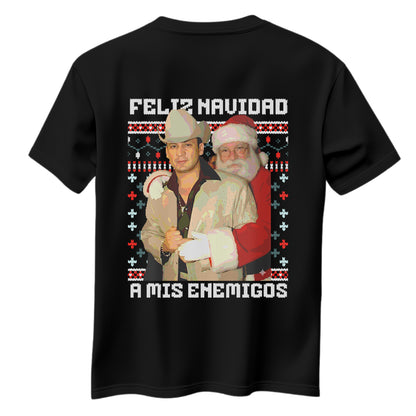 Playera Ugly Navidad "A MIS ENEMIGOS" Valentín Elizalde
