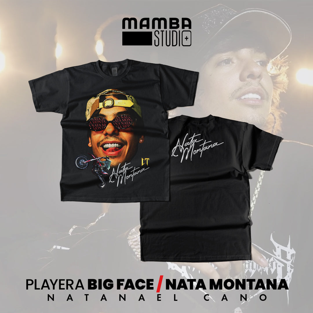 Playera "BIG FACE NATA MONTANA"