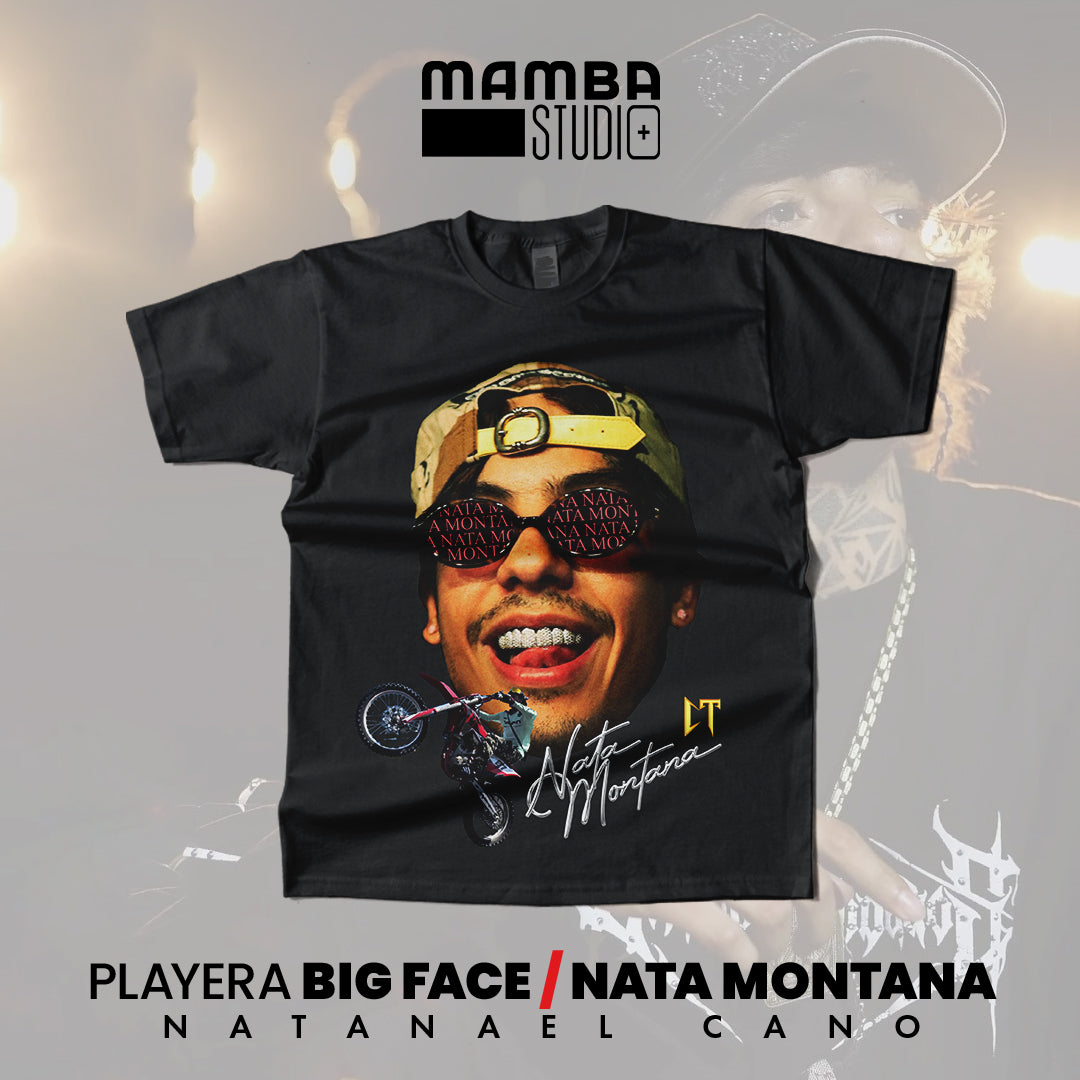 Playera "BIG FACE NATA MONTANA"