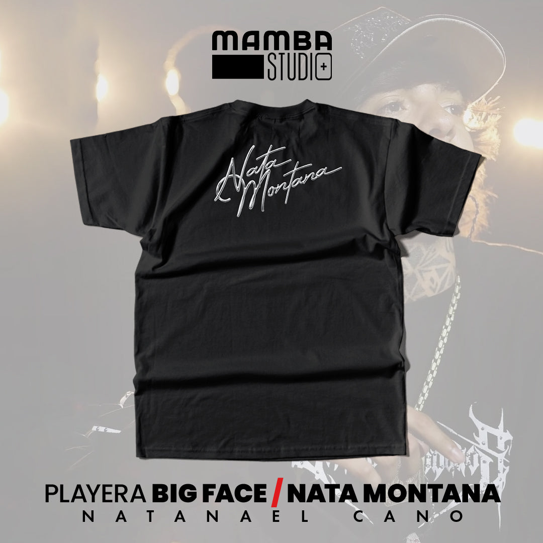 Playera "BIG FACE NATA MONTANA"