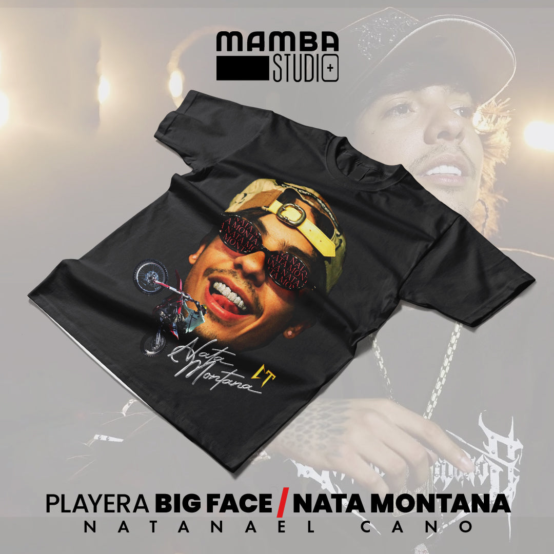 Playera "BIG FACE NATA MONTANA"