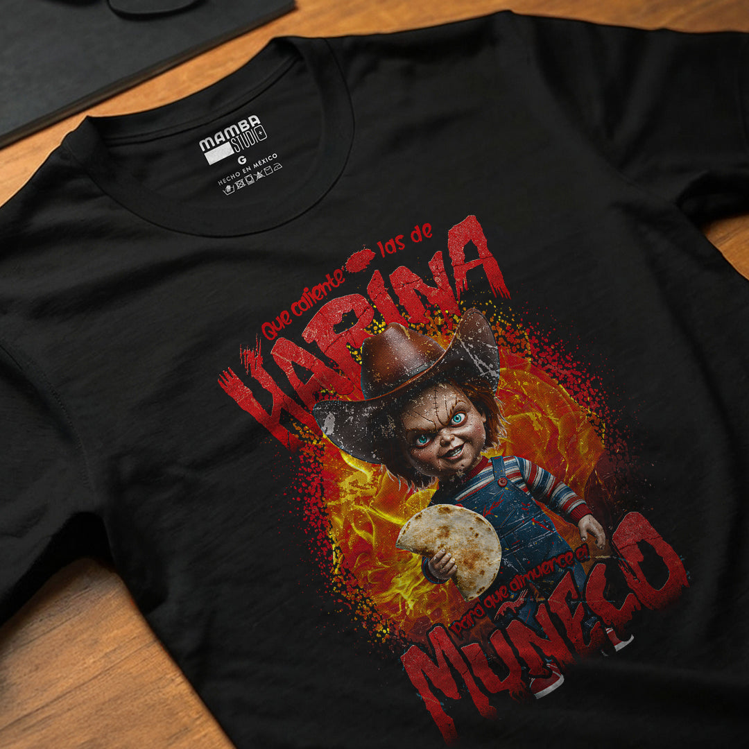 Playera Norteña "LAS DE HARINA PAL MUÑECO"