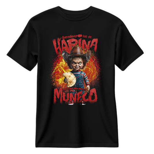 Playera Norteña "LAS DE HARINA PAL MUÑECO"
