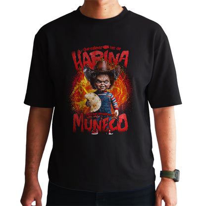 Playera Norteña "LAS DE HARINA PAL MUÑECO"