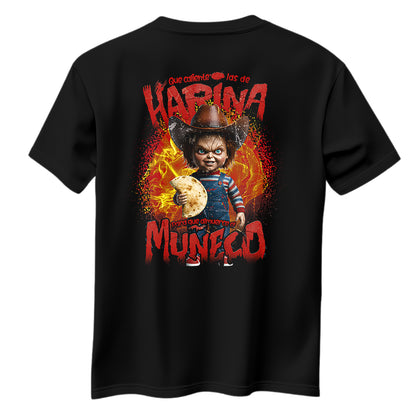 Playera Norteña "LAS DE HARINA PAL MUÑECO"