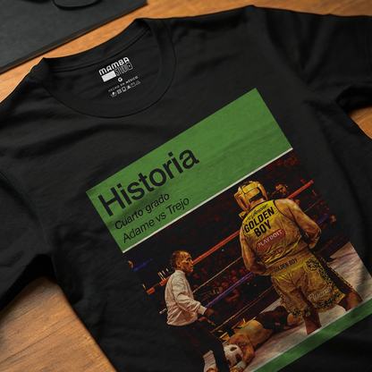 Playera Adame "GOLDEN BOY" Libro de Historia