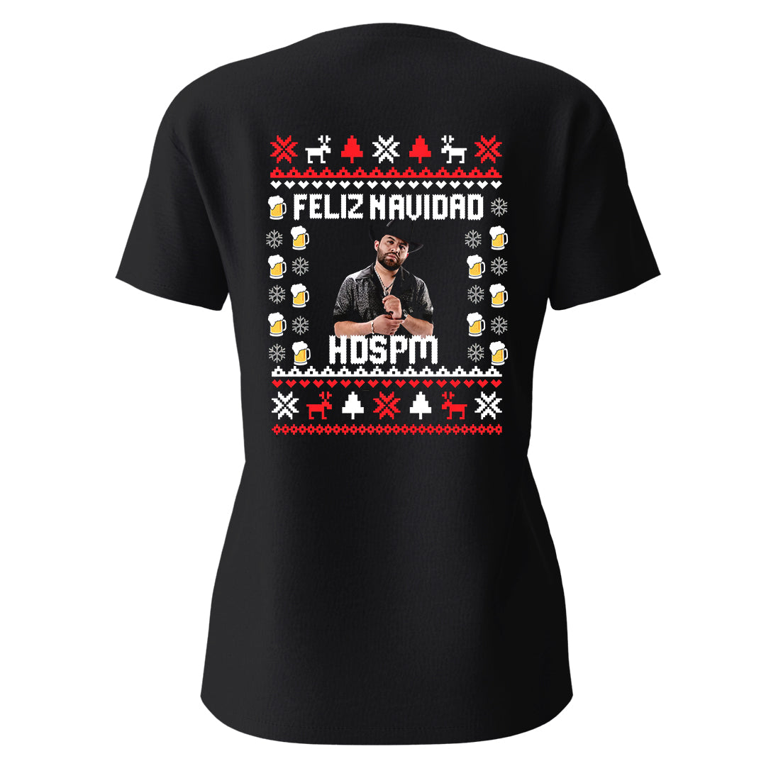 Playera Ugly Navidad "FELIZ NAVIDAD HDSDPM" Luis R Conriquez
