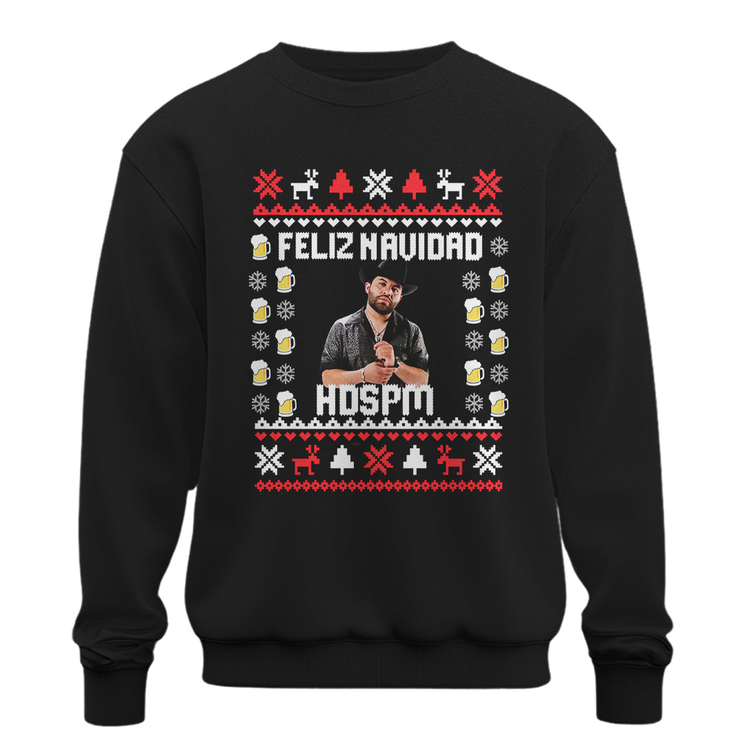 Playera Ugly Navidad "FELIZ NAVIDAD HDSDPM" Luis R Conriquez