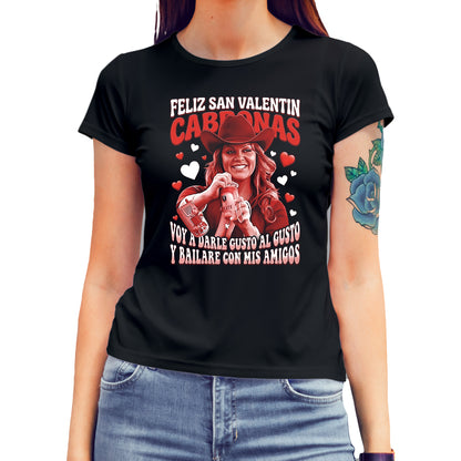 Playera San Valentín Norteño "GUSTO AL GUSTO" Jenni Rivera