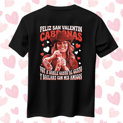 Playera San Valentín Norteño "GUSTO AL GUSTO" Jenni Rivera