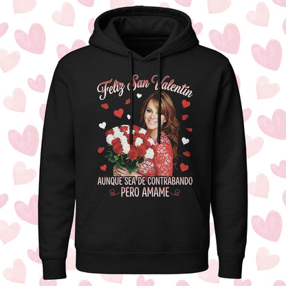 Playera San Valentín Norteño "DE CONTRABANDO" Jenni Rivera