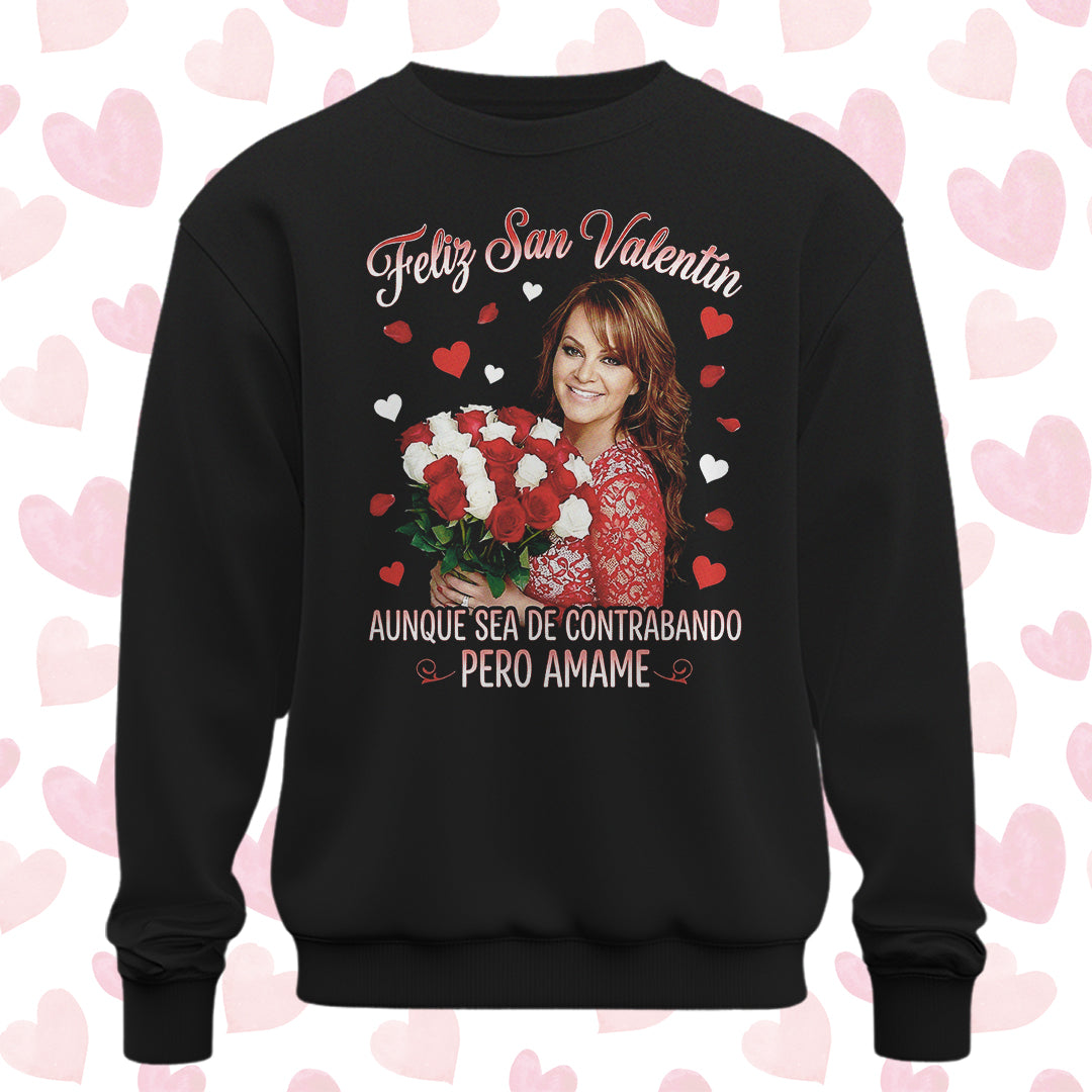 Playera San Valentín Norteño "DE CONTRABANDO" Jenni Rivera