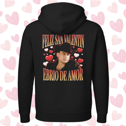 Playera San Valentín Norteño "EBRIO DE AMOR" Valentín Elizalde