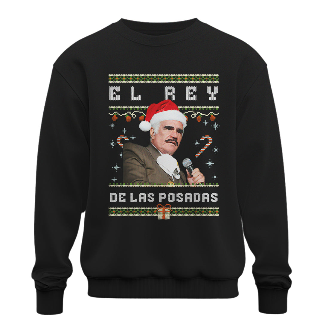 Playera Ugly Navidad "EL REY" Vicente Fernández