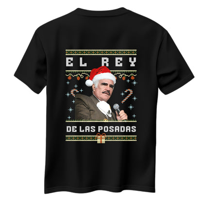 Playera Ugly Navidad "EL REY" Vicente Fernández