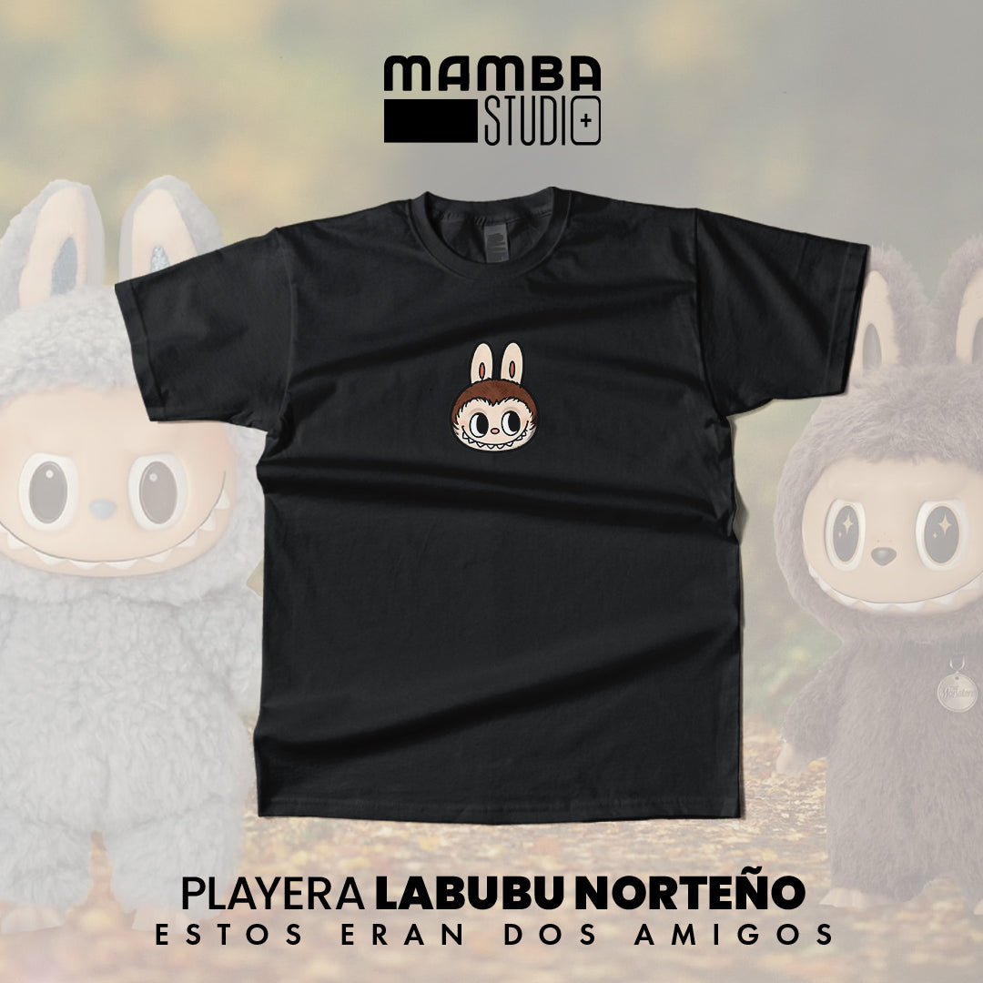 Playera Labubu Norteño "ESTOS ERAN DOS AMIGOS"