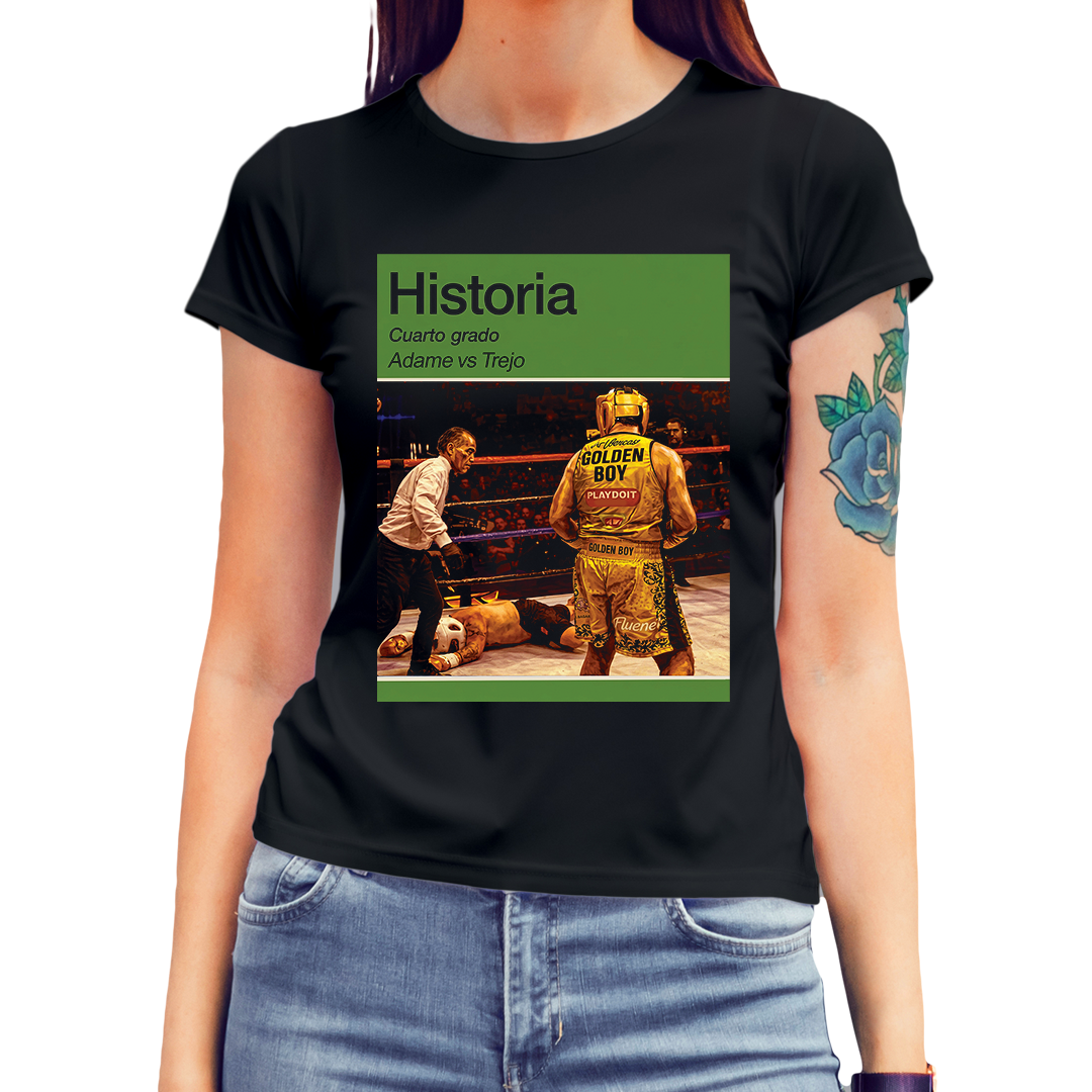 Playera Adame "GOLDEN BOY" Libro de Historia