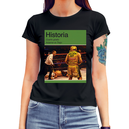 Playera Adame "GOLDEN BOY" Libro de Historia