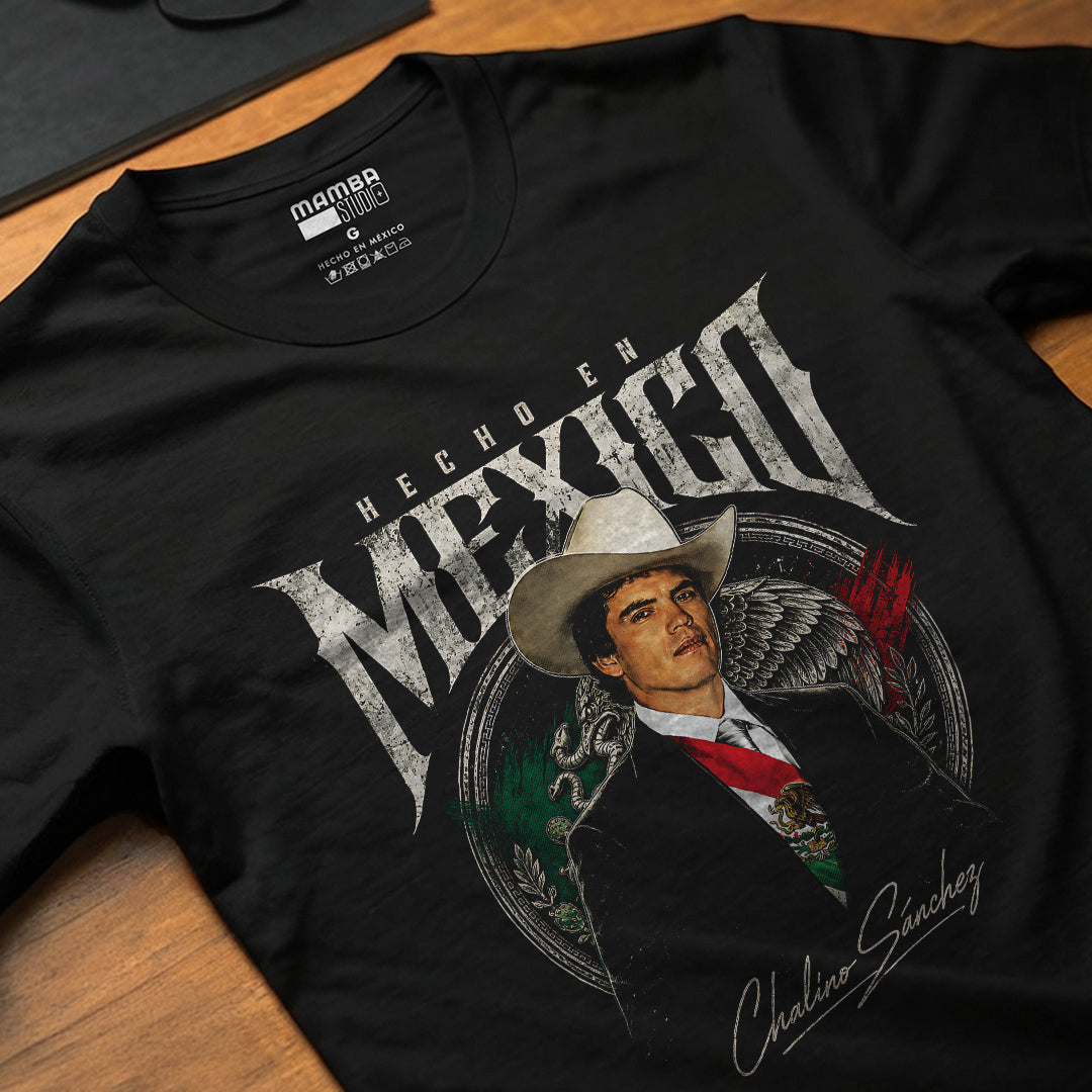 Playera Hecho en México "CHALINO" Presidente