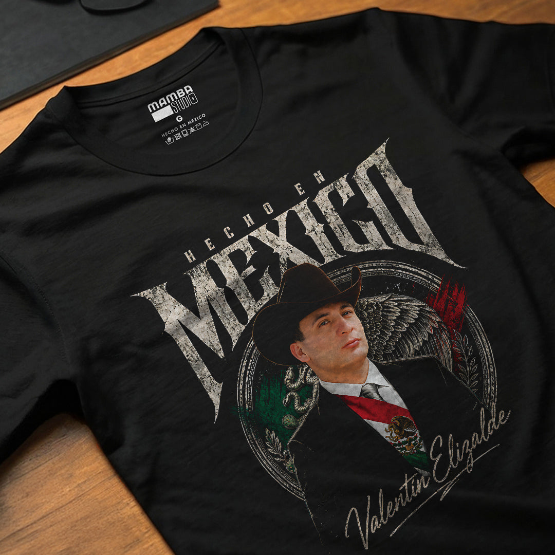 Playera Hecho en México "VALENTÍN" Presidente