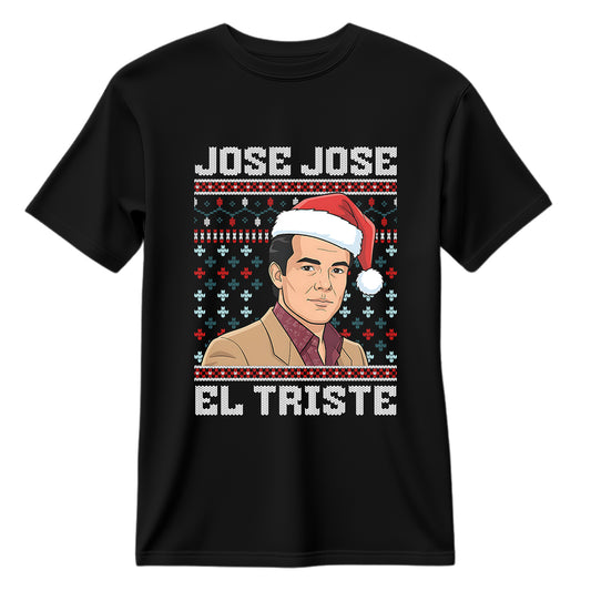 Playera Ugly Navidad "EL TRISTE" José José