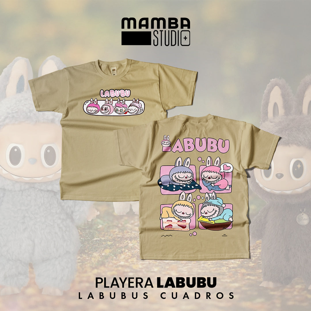 Playera Labubu "CARITAS"