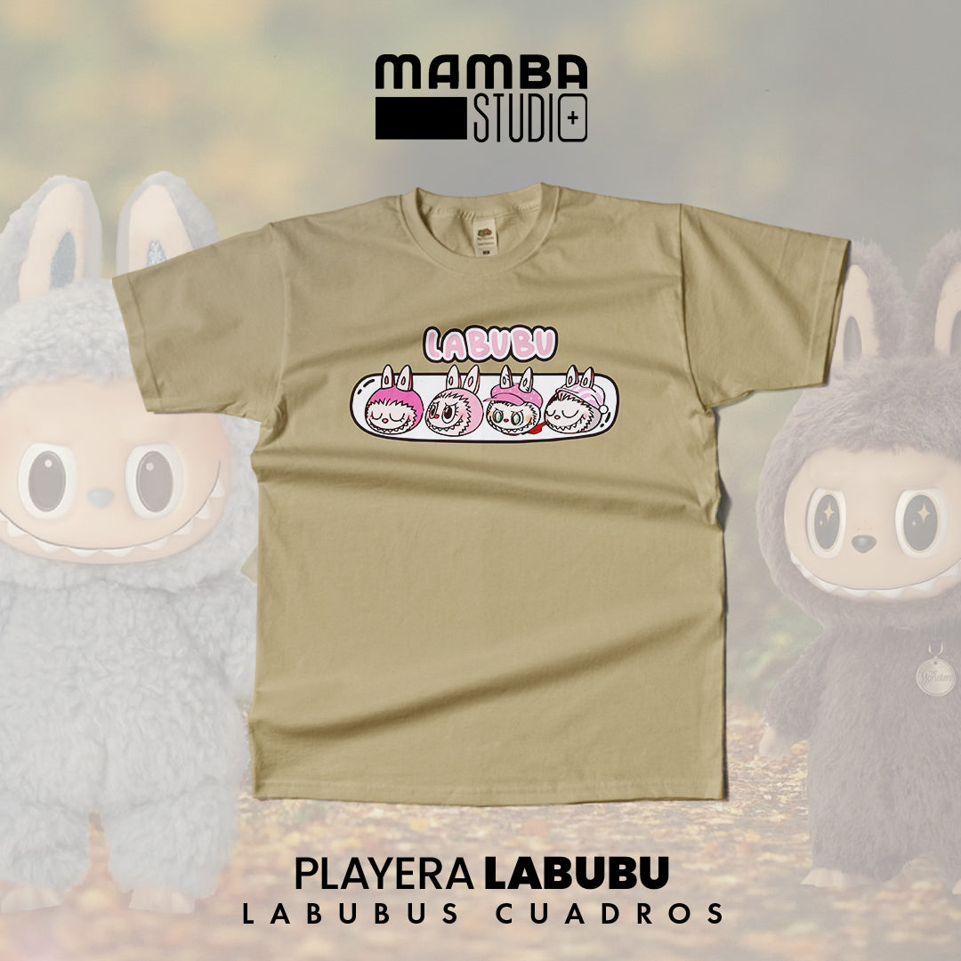 Playera Labubu "CARITAS"