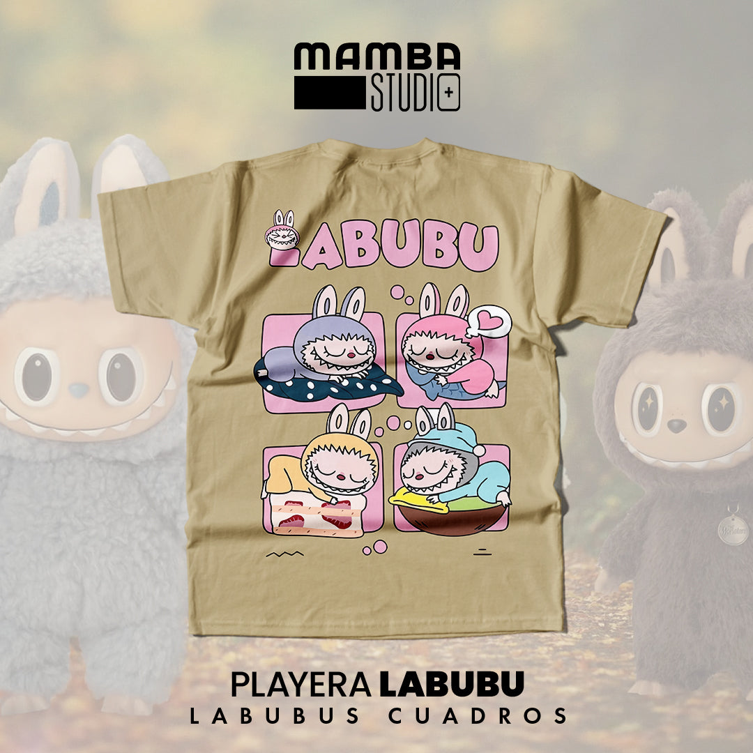 Playera Labubu "CARITAS"