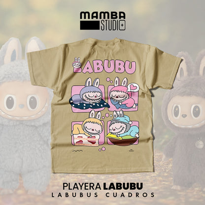 Playera Labubu "CARITAS"