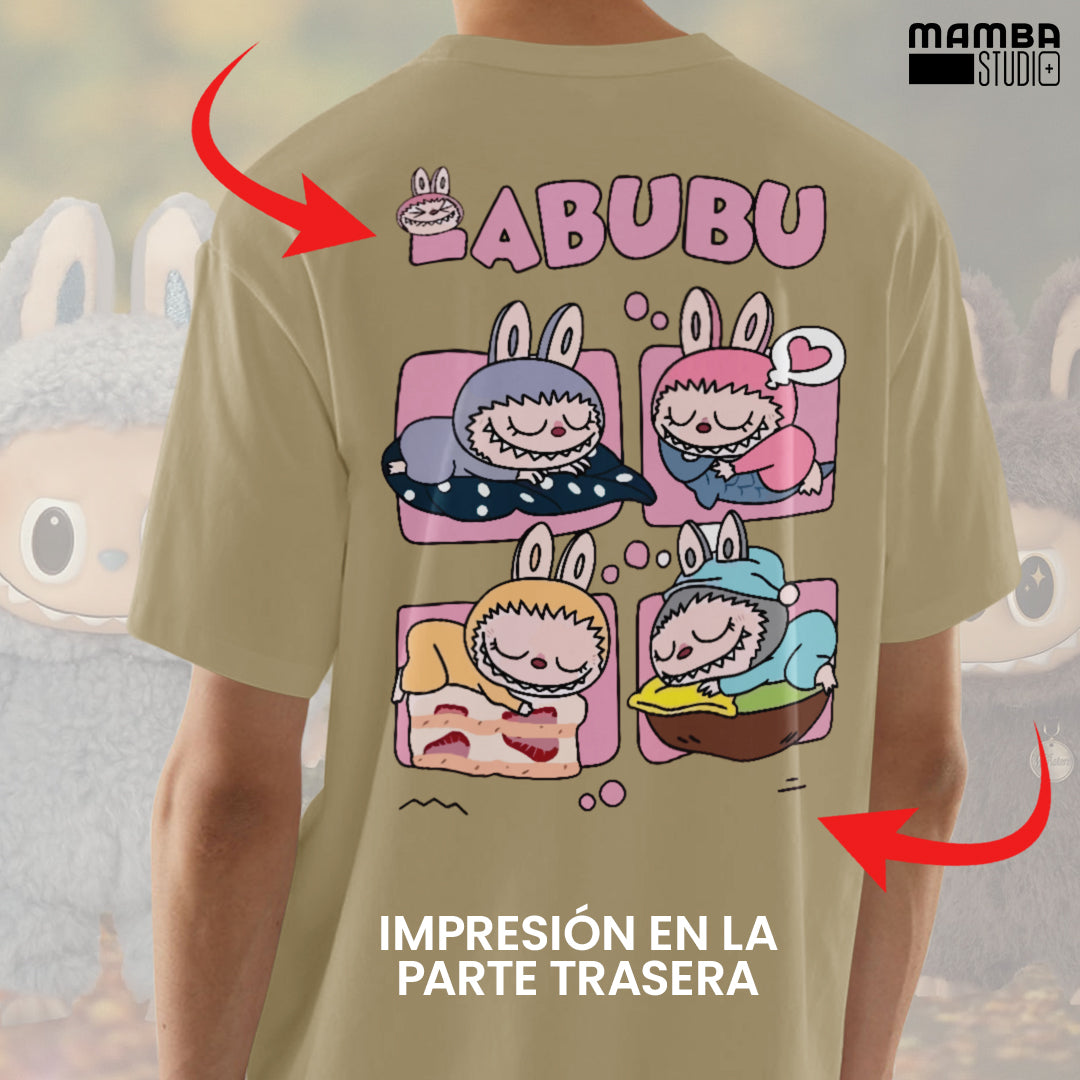 Playera Labubu "CARITAS"