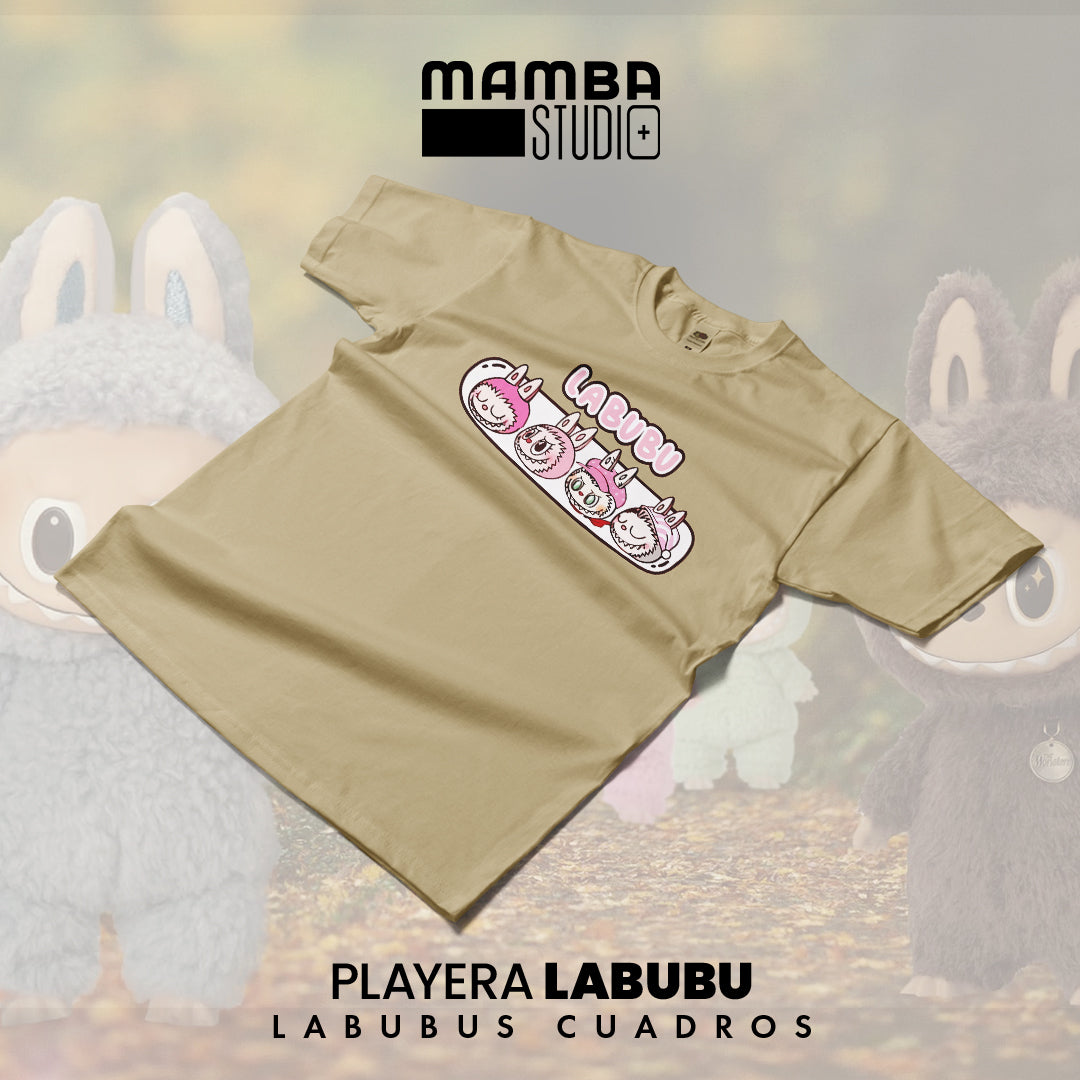 Playera Labubu "CARITAS"