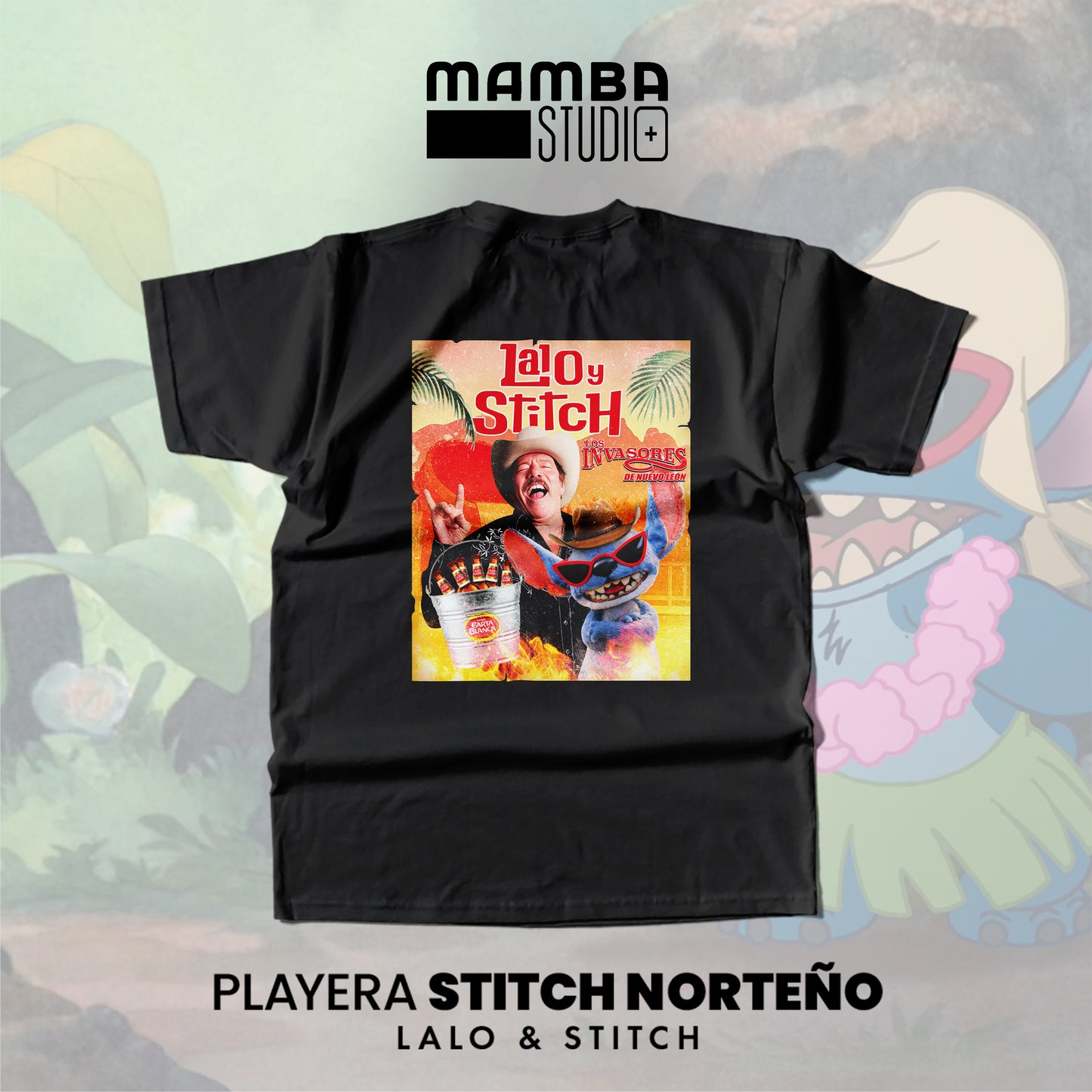 Playera Stitch Norteño "LALO & STITCH"