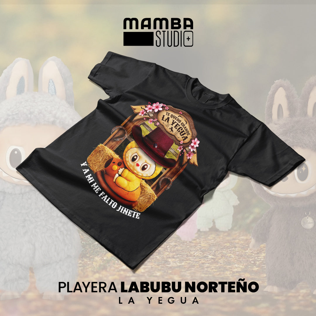 Playera Labubu Norteño "LA YEGUA"