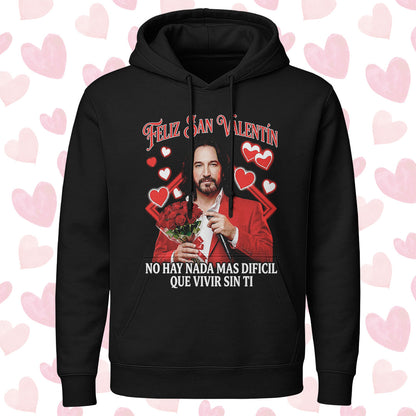 Playera San Valentín Norteño "NO HAY NADA MÁS DIFICIL" El Buki Ramo