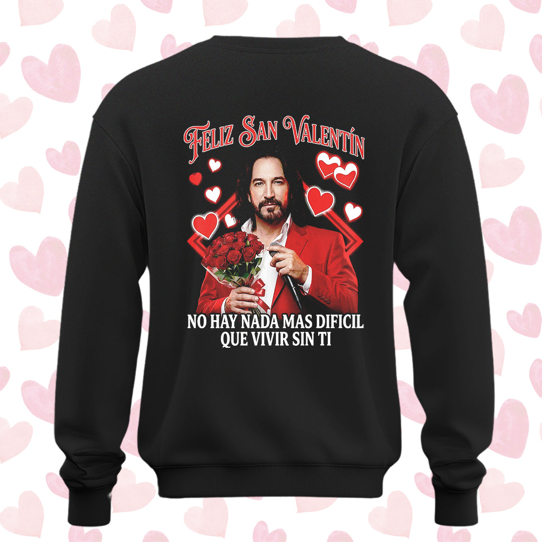 Playera San Valentín Norteño "NO HAY NADA MÁS DIFICIL" El Buki Ramo