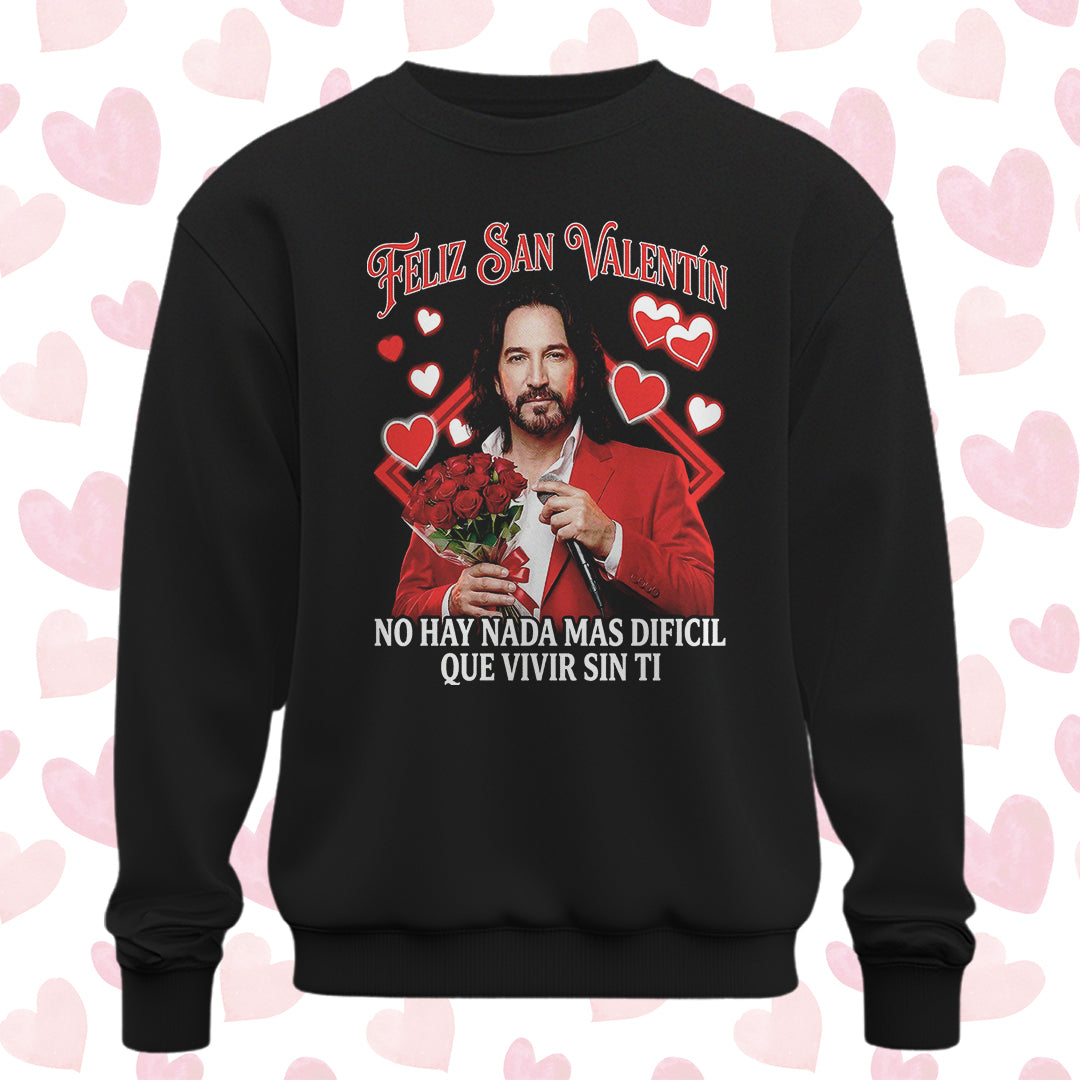 Playera San Valentín Norteño "NO HAY NADA MÁS DIFICIL" El Buki Ramo